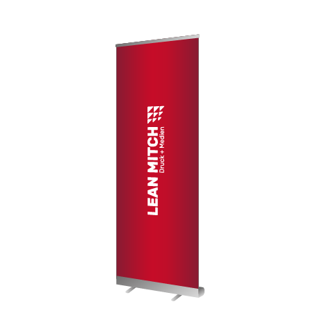 Roll-Up Budget | B 60 cm x H 200 cm | einseitig bedruckt